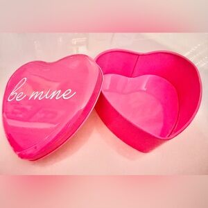 Valentines Day Be Mine Mini Heart Tin with Removable Lid